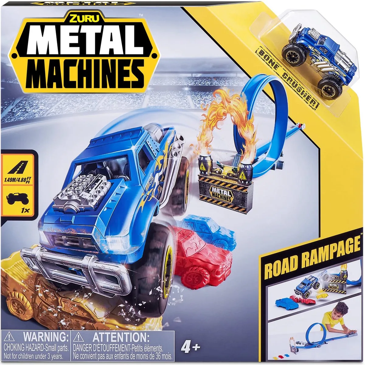 Metal Machines Road Rampage + Monstertruck van ZURU in Meerkleurig – productfoto