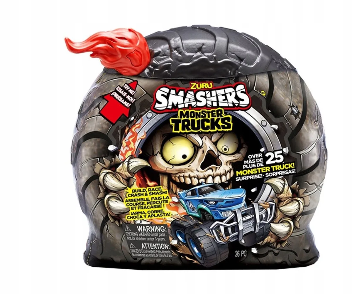 Monster Truck Smashers: Bouw, Race & Vernietig met 25+ Verrassingen! by ZURU in Multicolour – product photo