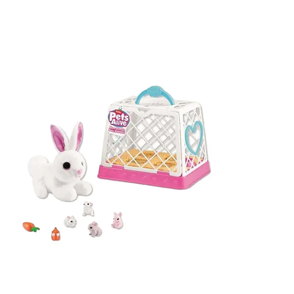 Pets Alive Interactief Konijn Wandelt Met Zijn 3 Konijntjes by ZURU – product photo