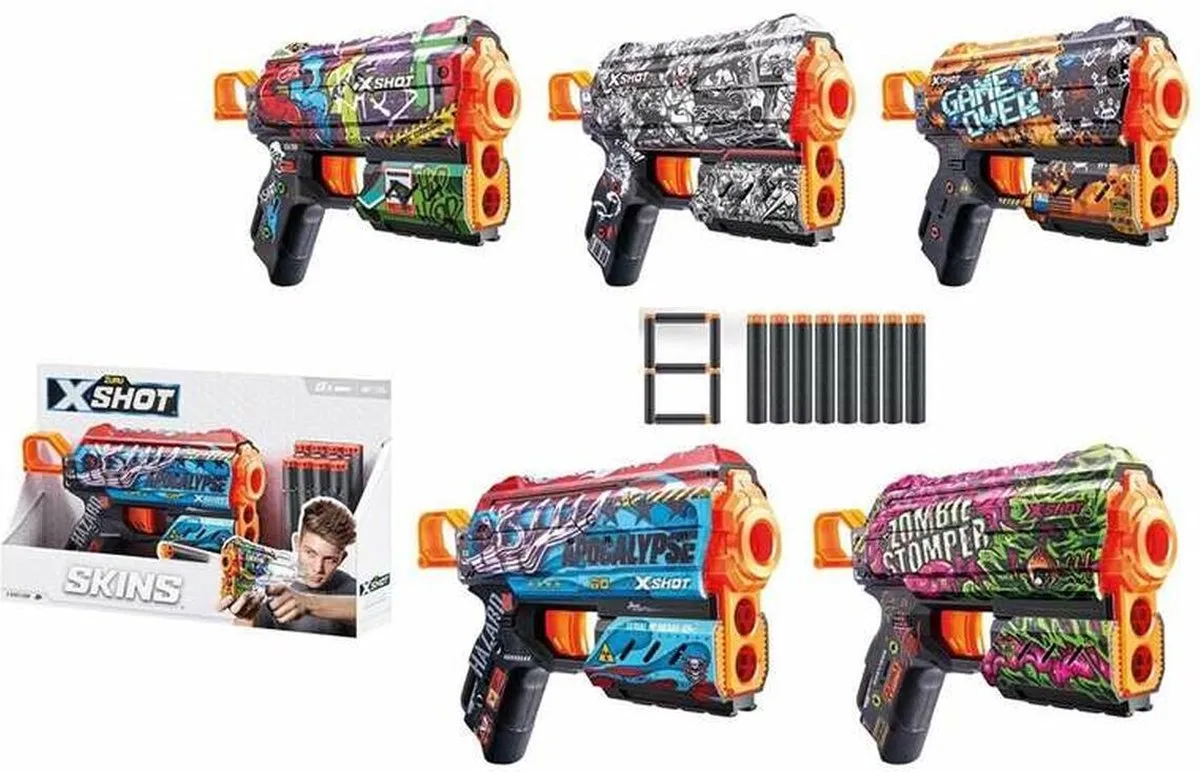 Pistool X-Shot Skins Zuru Flux Dart Blaster van ZURU in Meerkleurig – productfoto