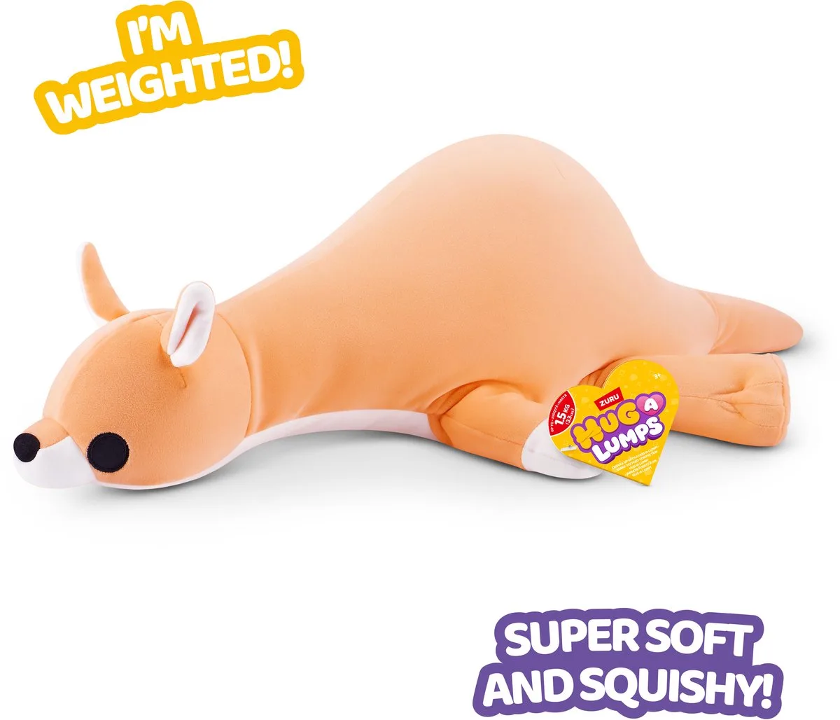 pluche knuffel medium kangaroo - verzwaarde knuffel speelgoed. de ZURU en Multicolore – photo du produit