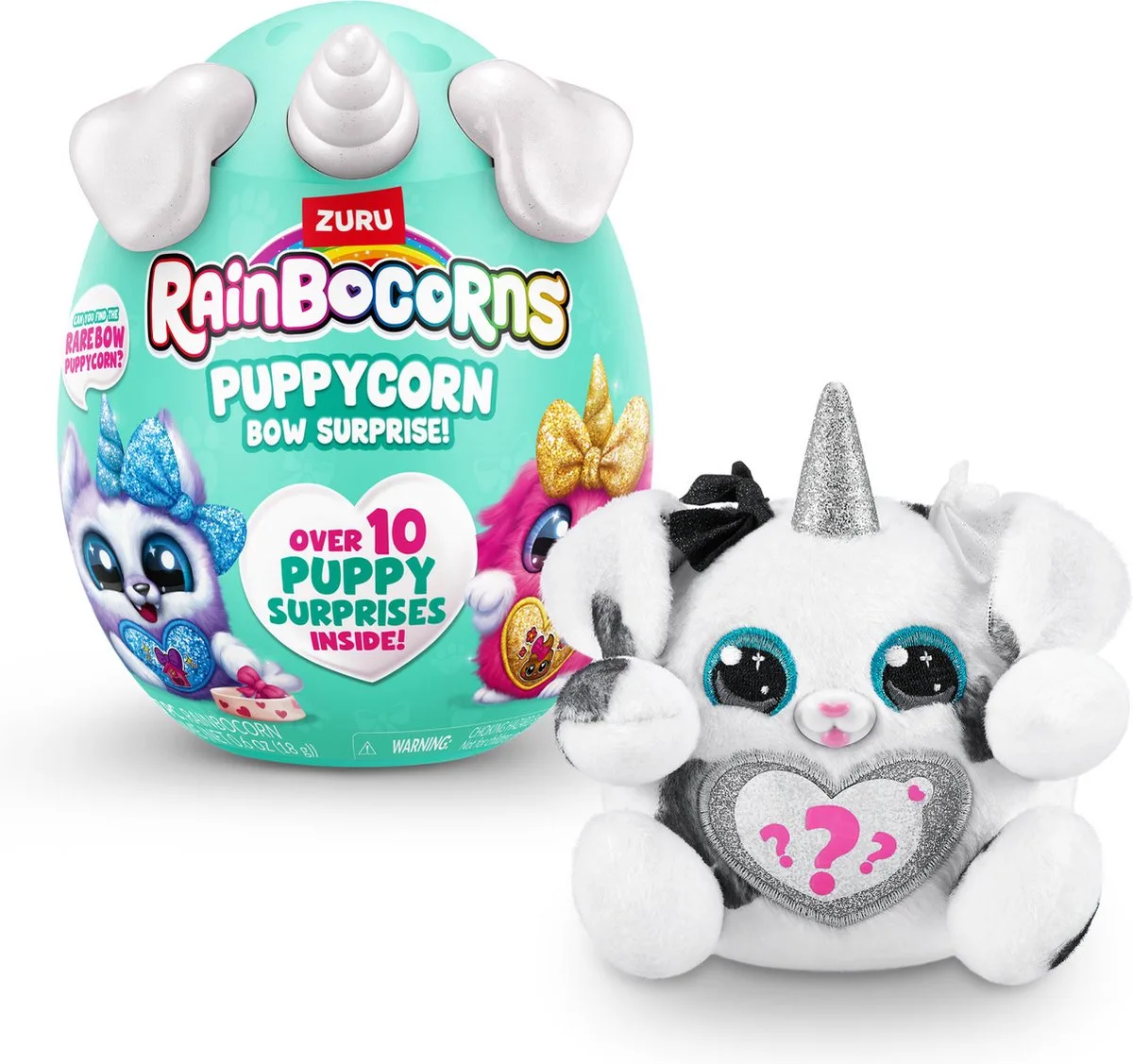 Rainbocorns Puppycorn Bow Surprise Knuffel Puppy de ZURU en Multicolore – photo du produit