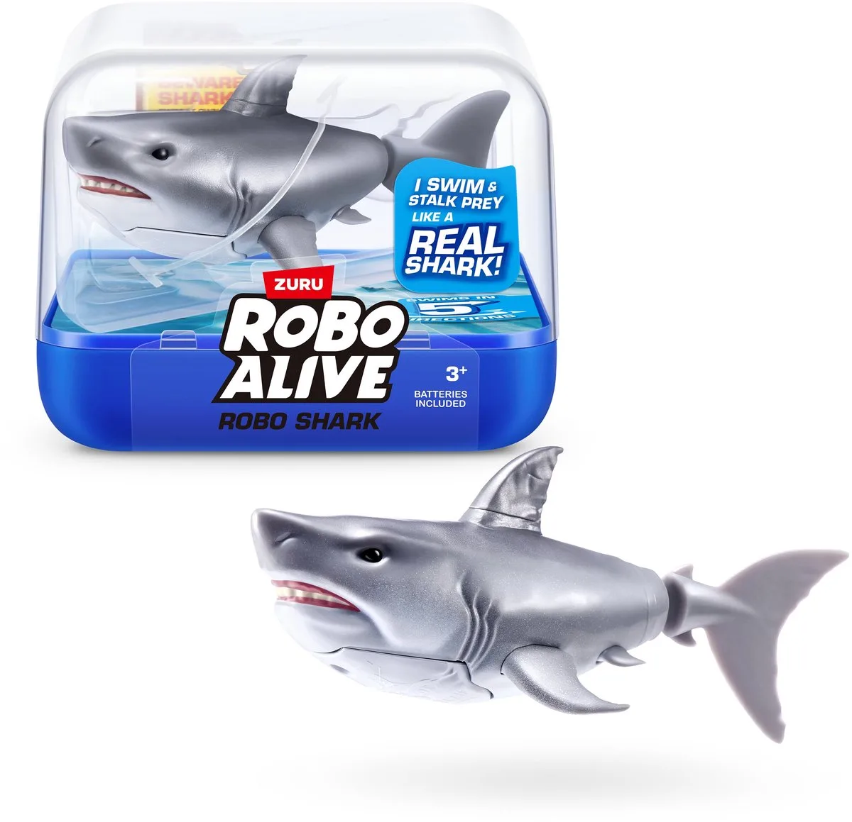 robot haai speelgoed - Robo Alive interactieve vis. van ZURU in Meerkleurig – productfoto