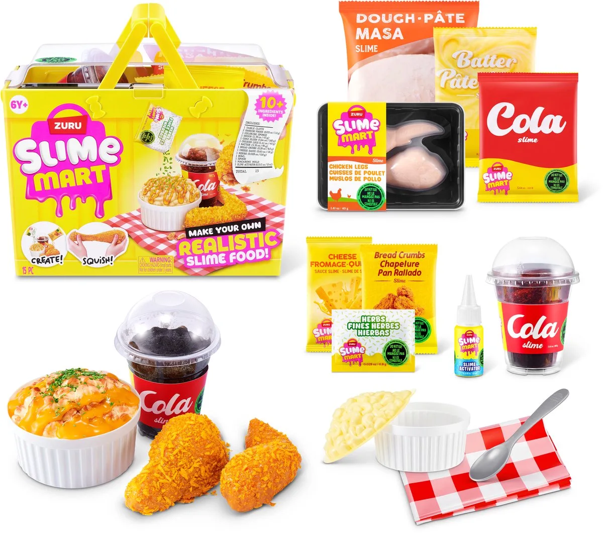 Slime mart boodschappen mand Series 2. de ZURU en Multicolore – photo du produit